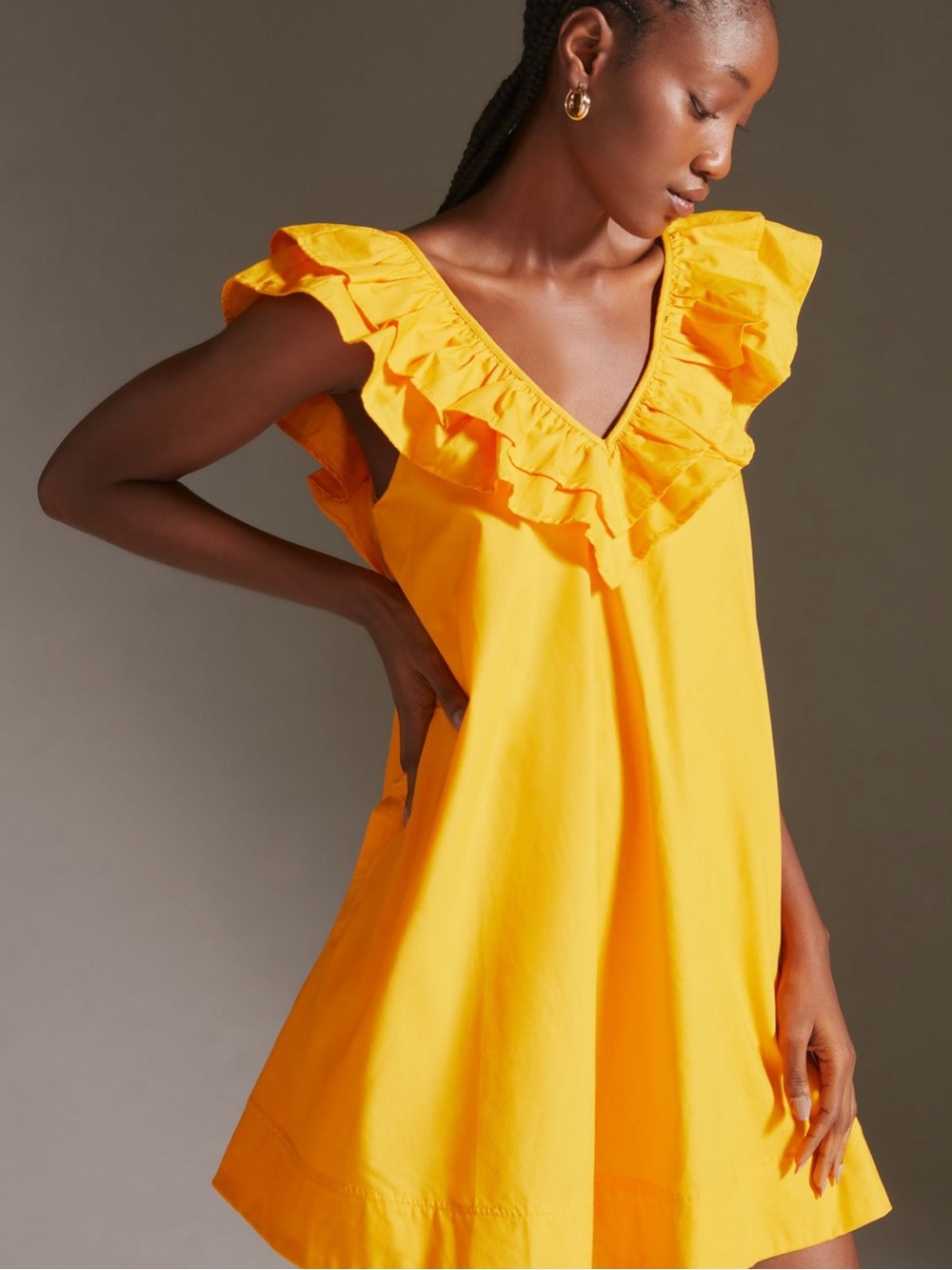 Maeve Ruffle Tunic Mini Dress - Picture 6 of 6